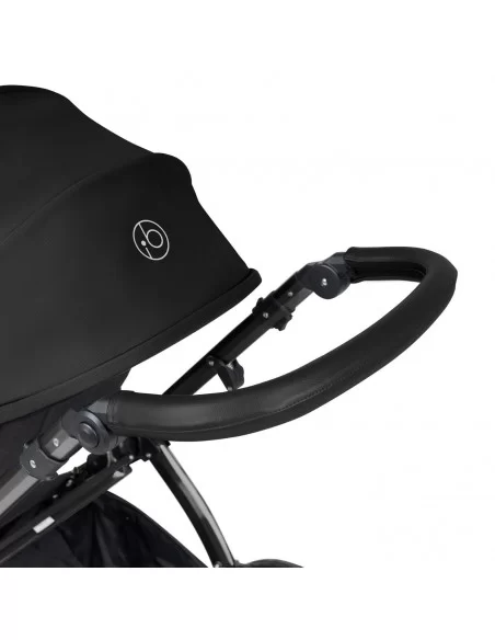 Ickle Bubba Stomp Luxe Black Frame All in One Premium i-Size Travel System With Isofix Base-Midnight/Black Handle Ickle Bubba