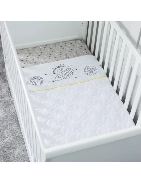 Ickle Bubba Cot Bed Quilt-Cosmic Aura Ickle Bubba