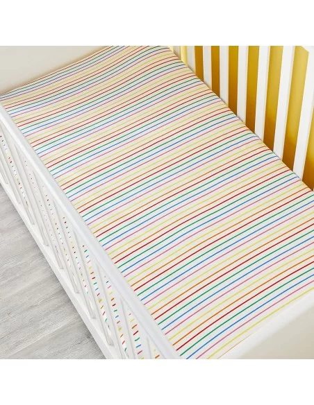 Ickle Bubba Cot Bed Sheets Pack Of 2-Rainbow Dreams Ickle Bubba