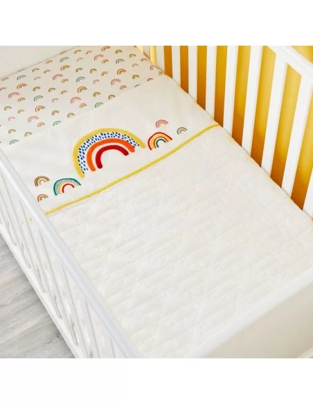 Ickle Bubba Cot Bed Quilt-Rainbow Dreams Ickle Bubba