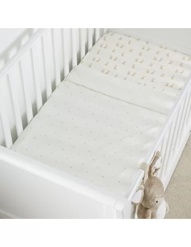 Ickle Bubba Cot Bed Quilt-Bunnychino