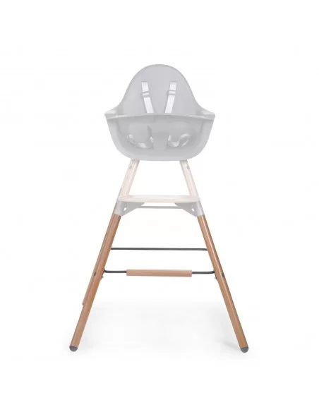 Childhome Evolu 2 High Chair Extra Long Legs-Natural/Anthracite + Footstep Childhome