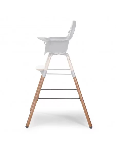 Childhome Evolu 2 High Chair Extra Long Legs-Natural/Anthracite + Footstep Childhome