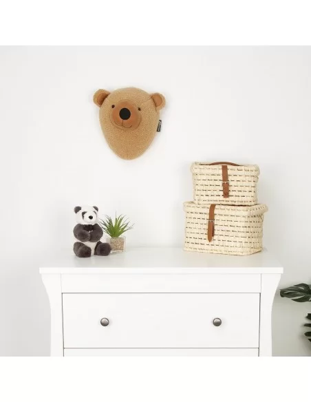 Childhome Teddy Bear Head Wall Decor-Beige Childhome