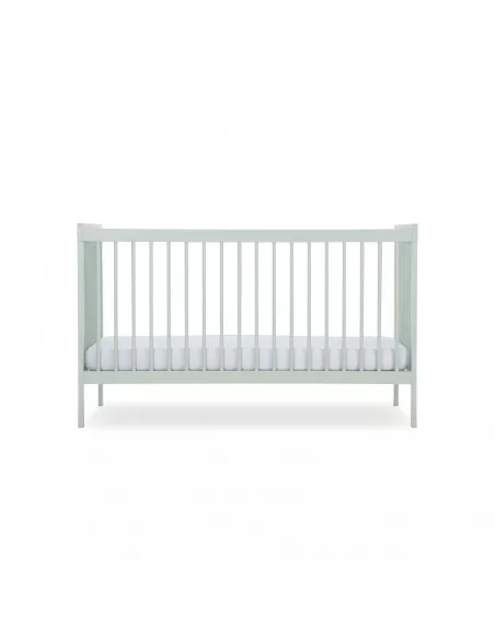CuddleCo Nola 3pc Set Changing Table, Cot Bed and Clothes Rail-Flint Blue Cuddle Co