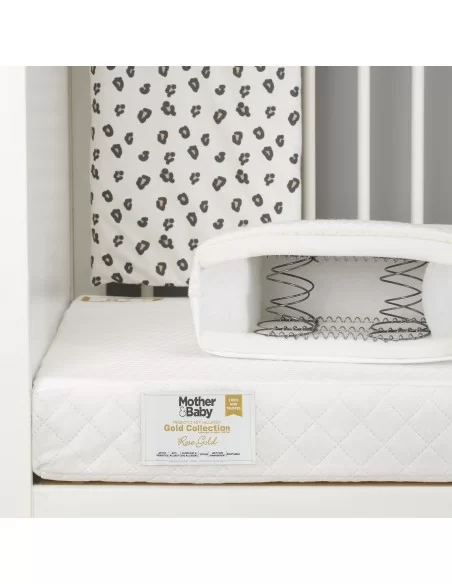 Mother&Baby Rose Gold Anti Allergy Sprung Cot Mattress Mother&Baby