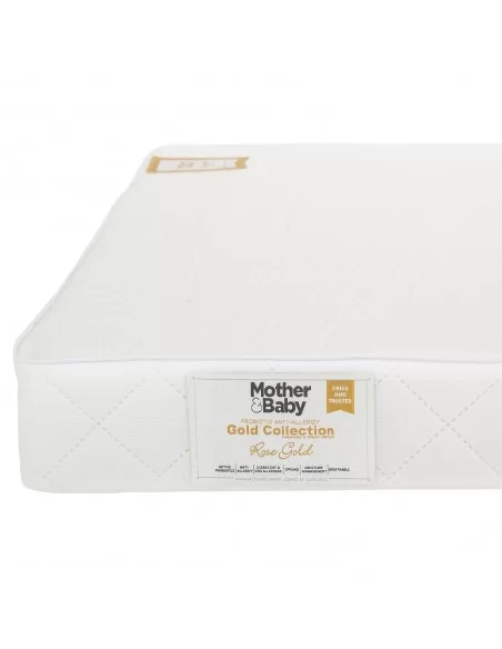 Mother&Baby Rose Gold Anti Allergy Sprung Cot Bed Mattress Mother&Baby