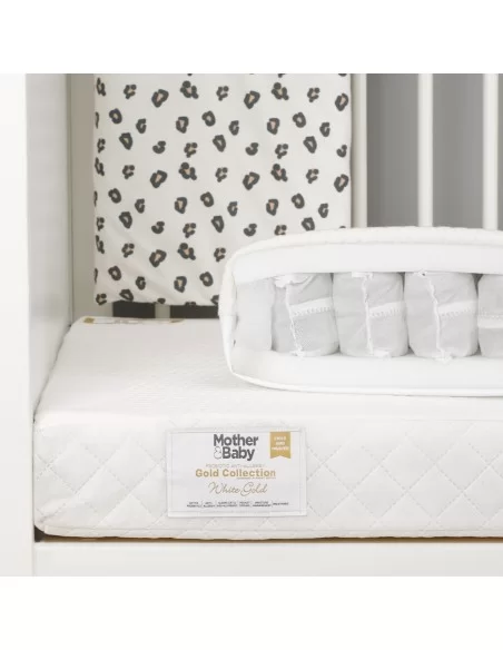 Mother&Baby Pure Gold Anti Allergy Coir Pocket Sprung Cot Bed Mattress Mother&Baby