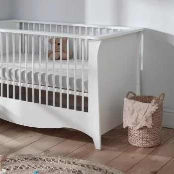 CuddleCo Clara Cot Bed-White