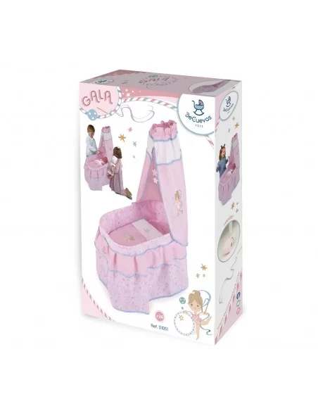 Decuevas Toy Dolls Crib/Cradle With Canopy Gala Collection Decuevas Toys