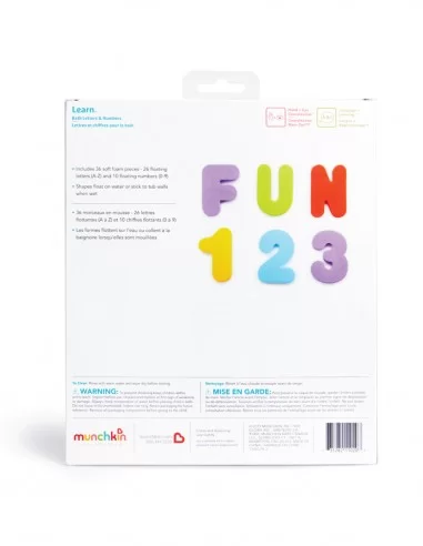 Munchkin Learn Bath Letters and Numbers Munchkin Learn Bath Letters and Numbers