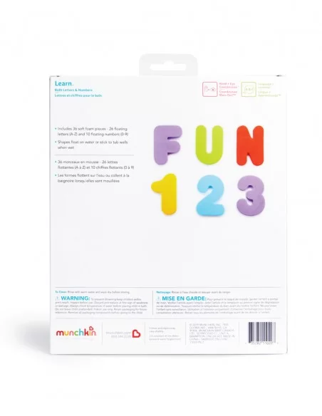 Munchkin Learn Bath Letters and Numbers