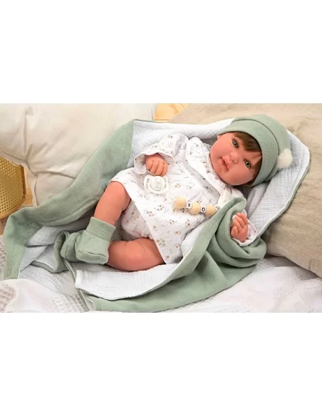 Arias Toy Paulina Reborn Doll 45cm-Green Arias Toys
