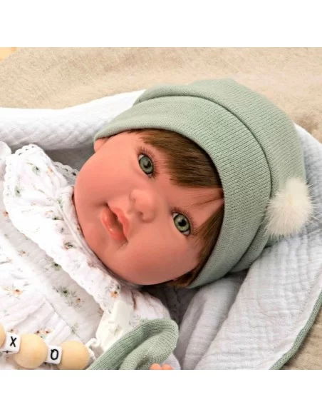 Arias Toy Paulina Reborn Doll 45cm-Green Arias Toys