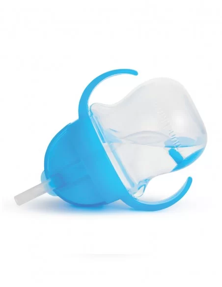 Munchkin Toddler Click Lock Weighted Straw Trainer Cup-Blue Munchkin