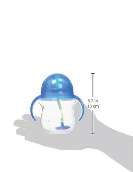 Munchkin Toddler Click Lock Weighted Straw Trainer Cup-Blue Munchkin