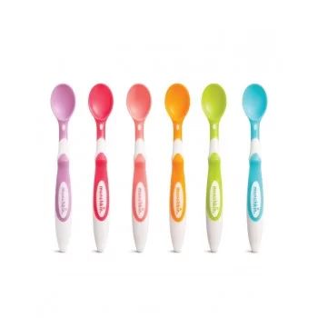 Munchkin 6 Pack Soft Tip Infant Spoons