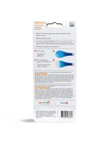 Munchkin Toddler White Hot Spoons... Munchkin Toddler White Hot Spoons...