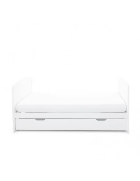 Ickle Bubba Coleby Classic Cot Bed & Under Drawer-White Ickle Bubba