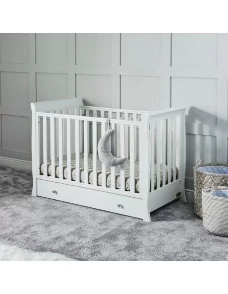 Ickle Bubba Snowdon 4in1 Mini Cot Bed-White Ickle Bubba