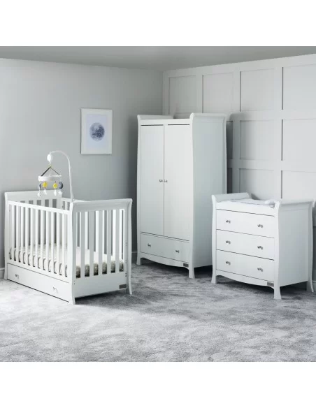 Ickle Bubba Snowdon 4 in 1 Mini 3 Piece Furniture Set-White Ickle Bubba