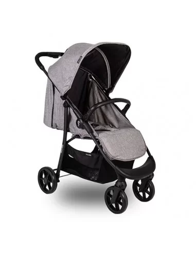 Red Kite Push Me Quad Pushchair-Grey