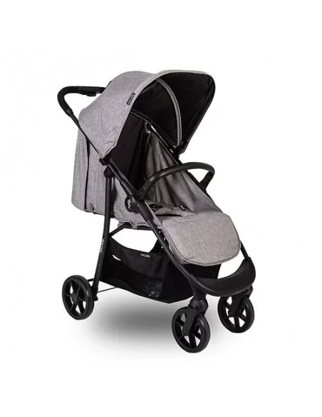 Red Kite Push Me Quad Pushchair-Grey Red Kite