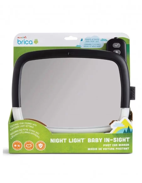 Munchkin Nightlight Baby In Sight Pivot Mirror Munchkin