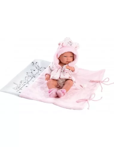 Llorens Doll Nica Newborn Doll-Pink