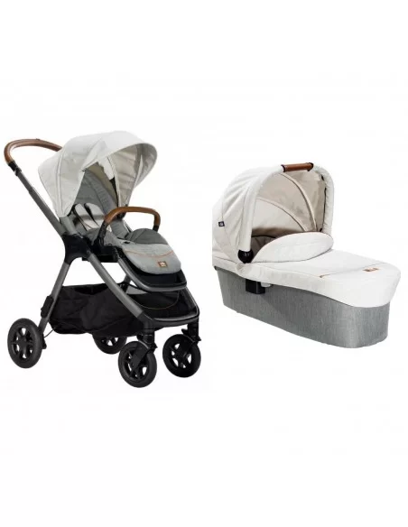 Joie Finiti Flex Pushchair With Ramble XL Carrycot-Oyster Joie