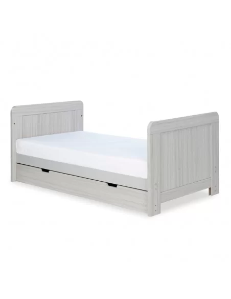 Ickle Bubba Pembrey Cot Bed & Under Drawer-Ash Grey Ickle Bubba