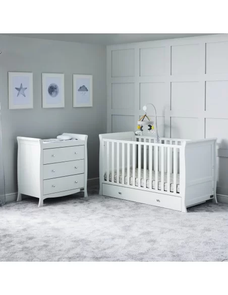 Ickle Bubba Snowdon Classic 2-Piece Furniture Set-White Ickle Bubba
