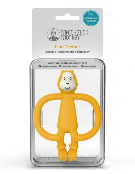 Matchstick Monkey Animal Teether-Ludo Lion Matchstick Monkey