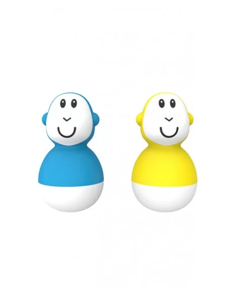 Matchstick Monkey Bathtime Wobblers-Blue/Yellow Matchstick Monkey