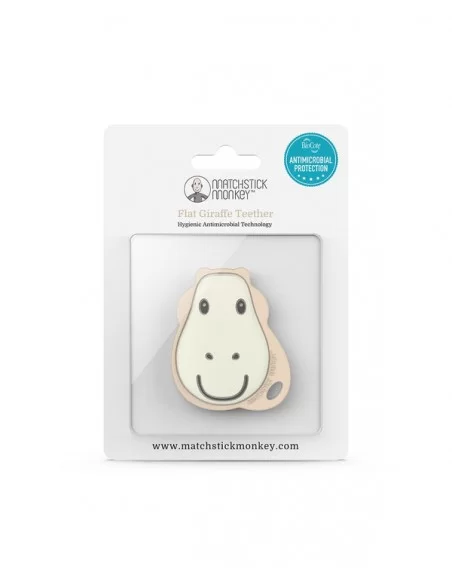 Matchstick Monkey Flat Face Teether-Giraffe Matchstick Monkey