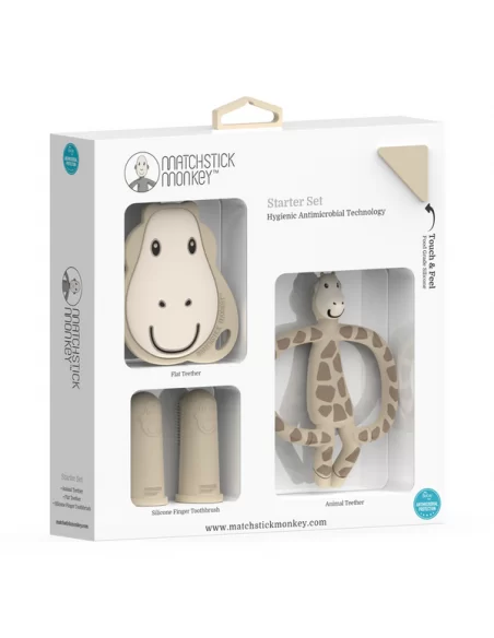 Matchstick Monkey Teething Starter Set-Gigi Giraffe Matchstick Monkey