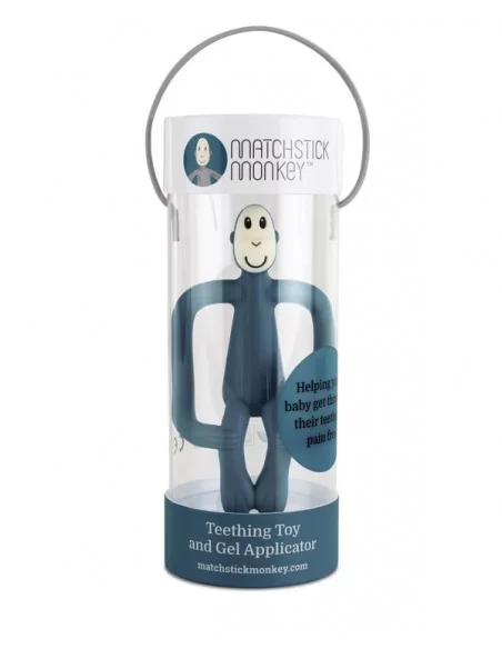 Matchstick Monkey Teething Toy-Airforce Blue Matchstick Monkey