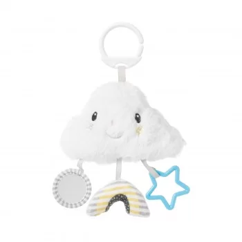 Nuby Cloud Pram Toy-White