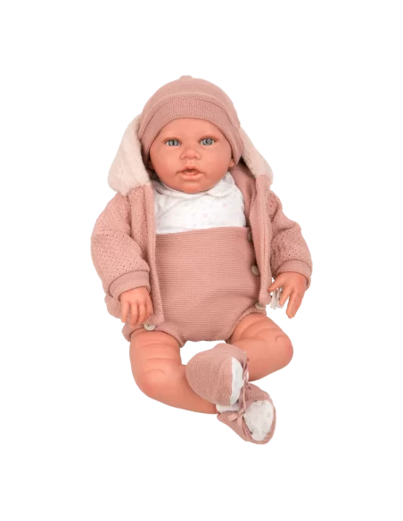 Arias Toy Anuk Elegance Weighted Reborn Baby 54cm-Pink Arias Toys