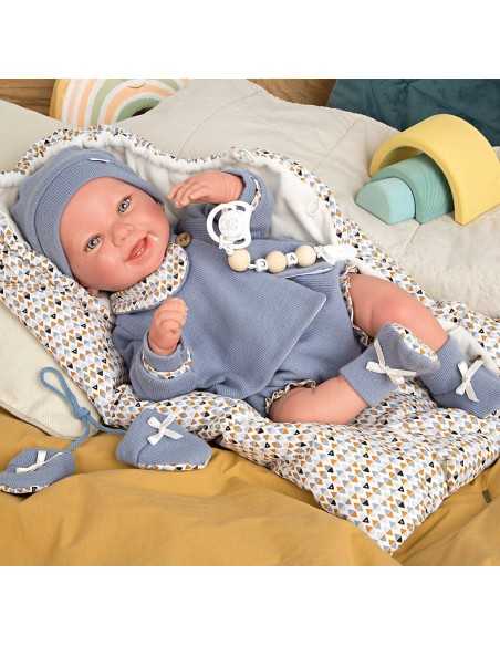 Arias 45cm Reborn Doll Daniel with Sleeping Bag Arias Toys