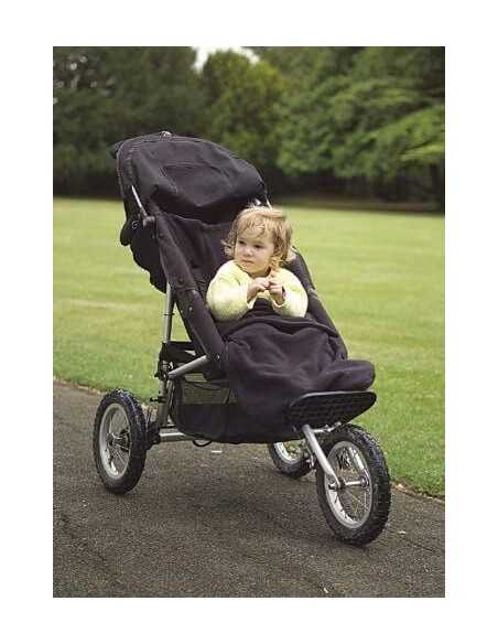 Buggysnuggle Roma Explorer Fleece-Black buggysnuggle