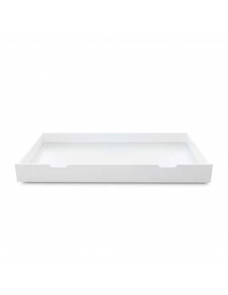 Ickle Bubba Coleby 120 Mini Cot Bed Under Drawer-White Ickle Bubba
