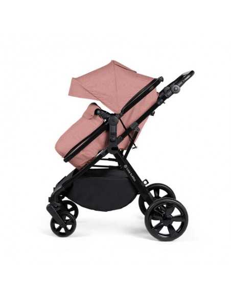 Ickle Bubba Comet Black Frame All in One i-Size Travel System With Isofix Base-Dusky Pink Ickle Bubba