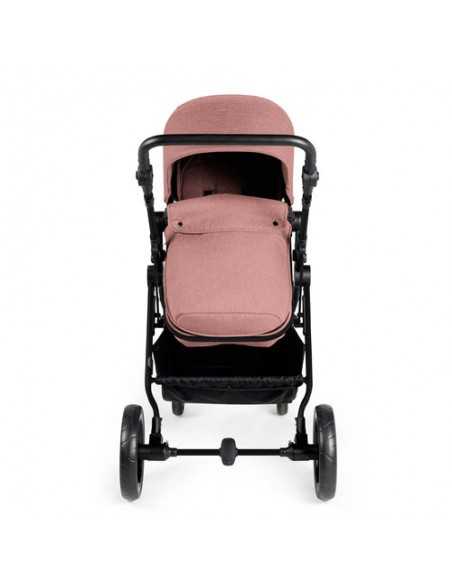 Ickle Bubba Comet Black Frame All in One i-Size Travel System With Isofix Base-Dusky Pink Ickle Bubba