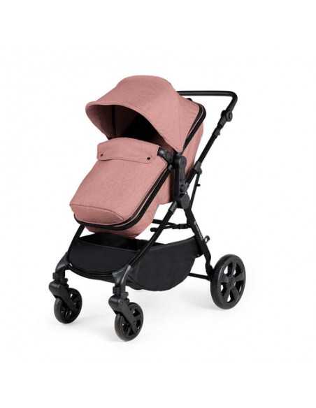 Ickle Bubba Comet Black Frame All in One i-Size Travel System With Isofix Base-Dusky Pink Ickle Bubba