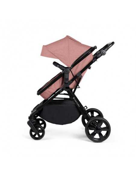 Ickle Bubba Comet Black Frame All in One i-Size Travel System With Isofix Base-Dusky Pink Ickle Bubba