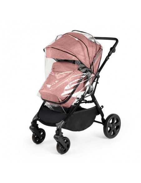 Ickle Bubba Comet Black Frame All in One i-Size Travel System With Isofix Base-Dusky Pink Ickle Bubba