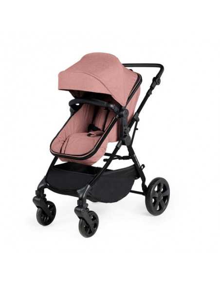 Ickle Bubba Comet Black Frame All in One i-Size Travel System With Isofix Base-Dusky Pink Ickle Bubba