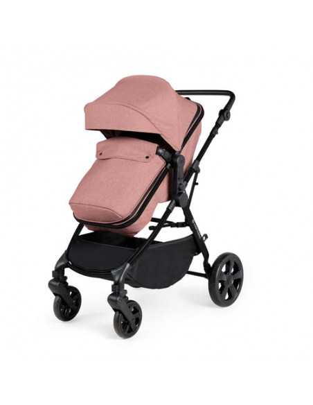 Ickle Bubba Comet Black Frame All in One i-Size Travel System With Isofix Base-Dusky Pink Ickle Bubba