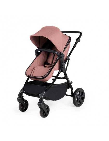 Ickle Bubba Comet Black Frame All in One i-Size Travel System With Isofix Base-Dusky Pink Ickle Bubba